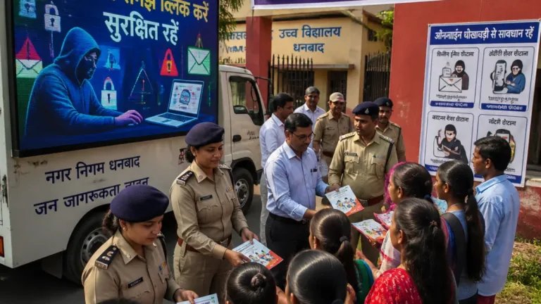 Dhanbad police, district administration launch five-day cyber safety drive for 35 lakh residents
