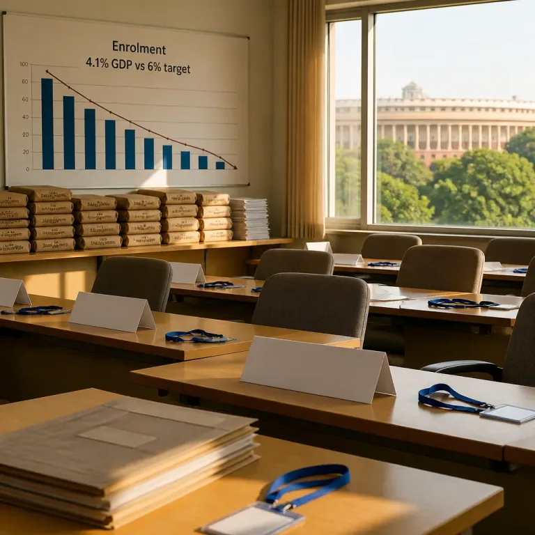 Parliamentary report finds majority of NCERT posts vacant, 44% vacancies at CBSE; public education spend at 4.1% of GDP
