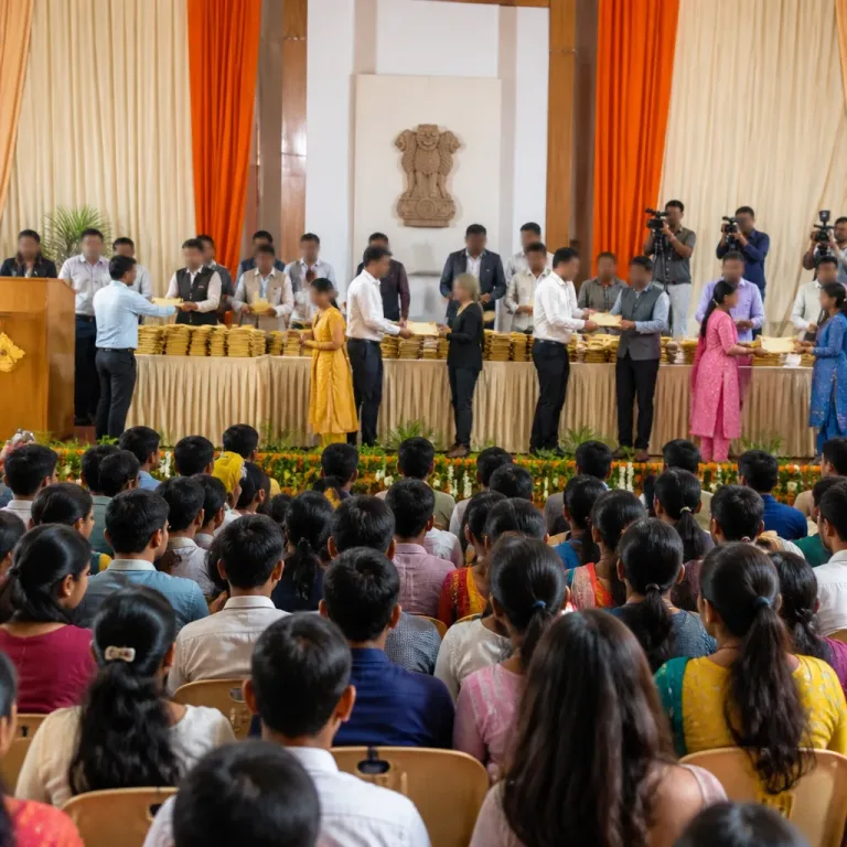 UP CM distributes appointment letters to 3,567 teachers, principals at Lucknow event