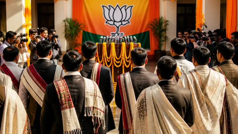 Eight UDP MLAs join BJP in Delhi, saffron party becomes Meghalaya’s second-largest