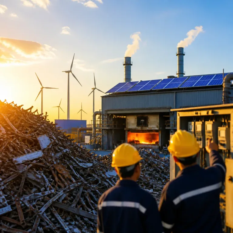 Small steelmakers can cut power bills by up to a third and curb emissions by switching to renewables