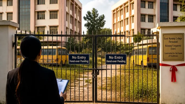 Faridabad: ₹93 crore nursing college campuses remain shut a year after inauguration