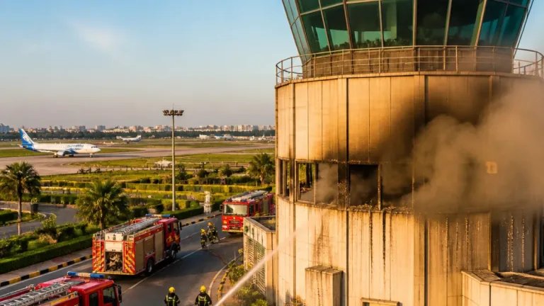 Fire at Kolkata airport ATC building early hours; flight operations unaffected