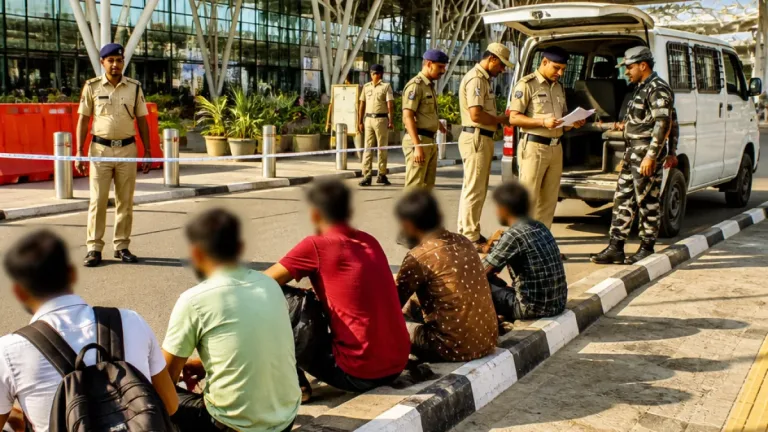 Four Bangladeshi nationals, alleged Indian facilitator arrested near Agartala airport; probe on