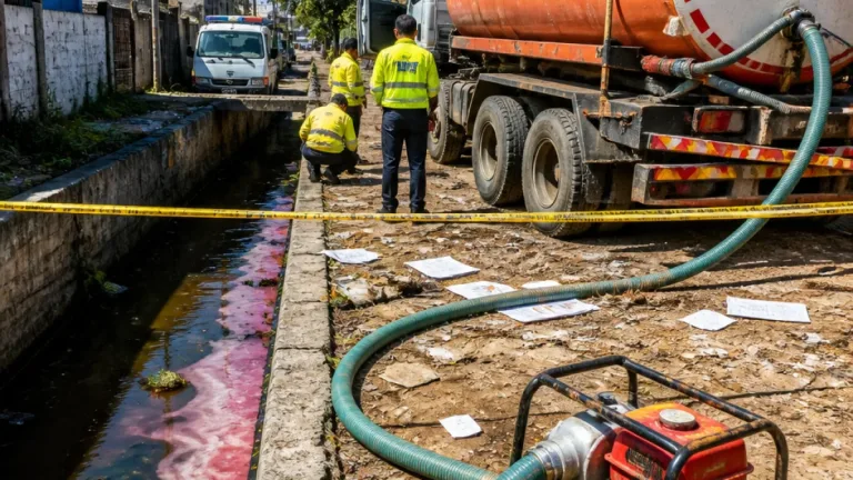 Four booked after alleged hazardous chemical dump near Akai Turf in Bhiwandi