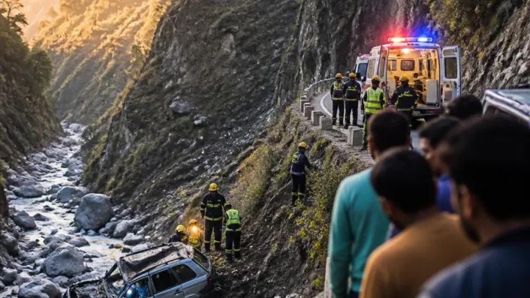 Four dead, nine hurt as vehicle plunges into gorge in Sirmaur; CM offers assistance