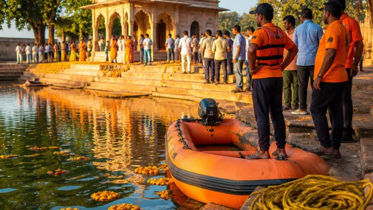 Four members of one family drown in Dholpur pond during Rakshabandhan visit