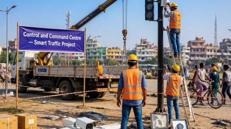 Gaya smart-traffic work resumes; Control and Command Centre fixed at Gandhi Maidan
