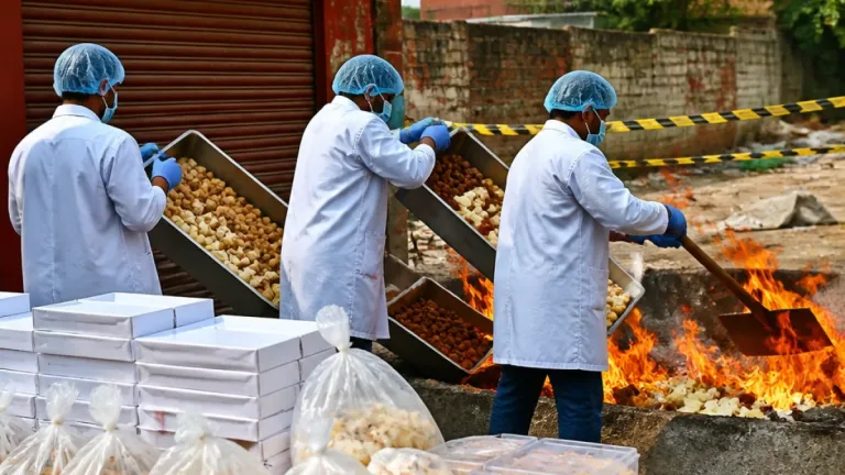 Ghaziabad food-safety drive destroys quintals of unhygienic sweets ahead of festivals