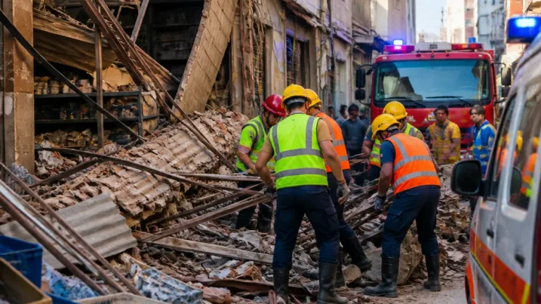 Ghaziabad: Roof Collapse at Loni Border Hardware Shop Kills Worker, Two Injured