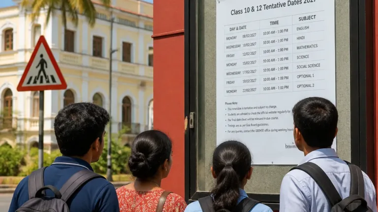 Goa Board releases tentative Class 10, 12 exam dates for 2027; timetable on gbshse.in