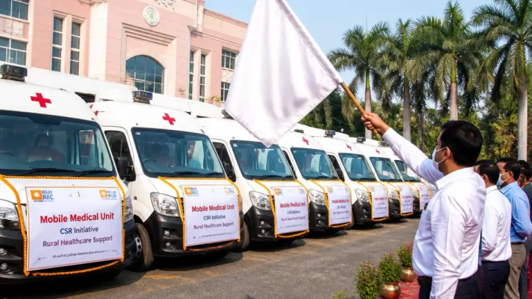 Governor flags off six REC-backed Mobile Medical Units worth ₹7.21 crore to bolster last-mile healthcare
