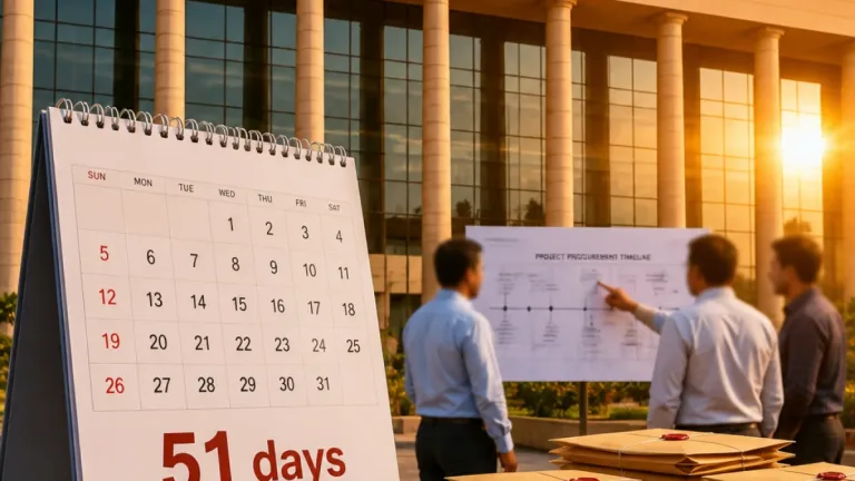 Gujarat government fixes 51–66 day ceiling for tender approvals to speed projects
