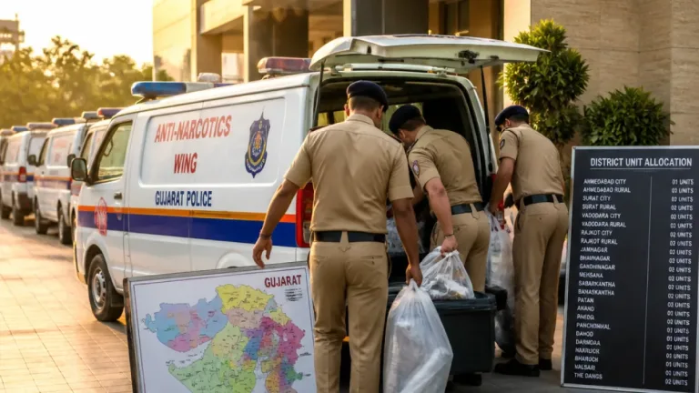 Gujarat police to form Anti‑Narcotics Wing in every district, units to be operational within week