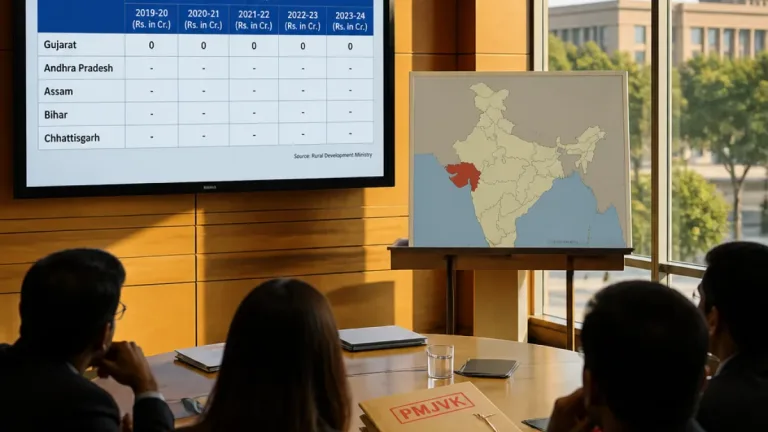 Gujarat records zero releases under PMJVK from 2021-22 to 2025-26, government data shows