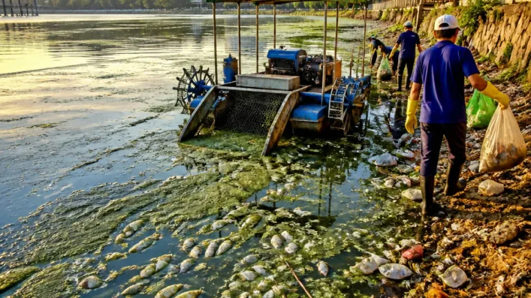 Guwahati's Dighalipukhuri plagued by foul smell and fish deaths, residents seek urgent action