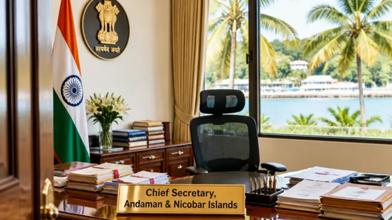 Gyanesh Bharti appointed Chief Secretary of Andaman and Nicobar Islands, takes charge immediately