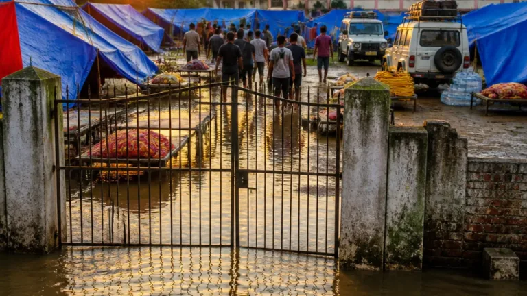 Haora crosses danger mark as Manik Saha inspects Agartala flood-hit areas, relief camps