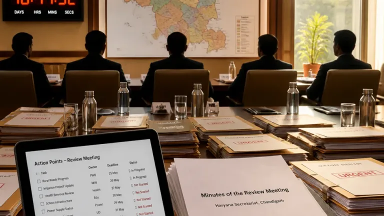 Haryana adopts SOP to tighten monitoring of CM meeting decisions; departments must give evidence-based reports