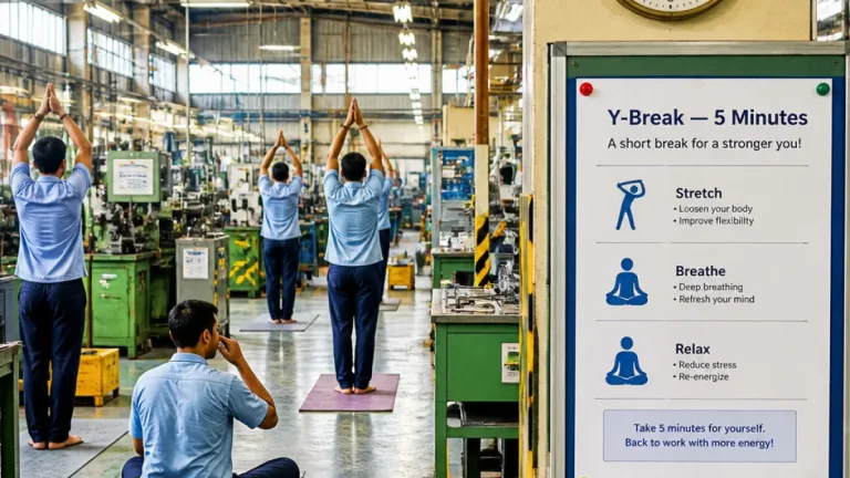 Haryana to introduce daily five-minute 'Y-Break' across industrial units; participation voluntary