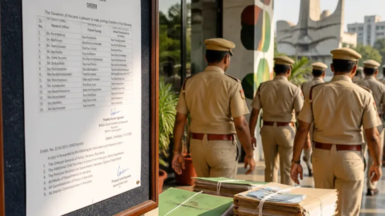 Haryana transfers 29 IPS officers, one HPS in major police reshuffle