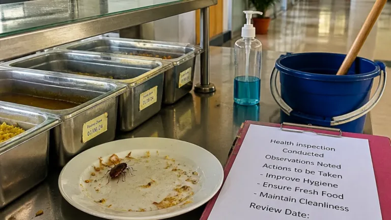 Health inspectors find cockroaches, unhygienic conditions at Vikas Soudha canteen