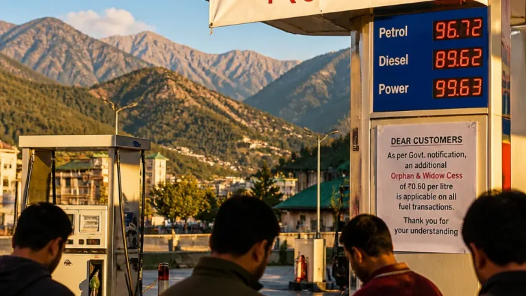 Himachal adds 60-paise ‘Orphan and Widow Cess’ on petrol, diesel from Aug 11