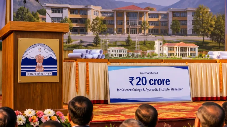 Himachal to get first Science College in Hamirpur; AIIMS‑level Ayurvedic institute also planned