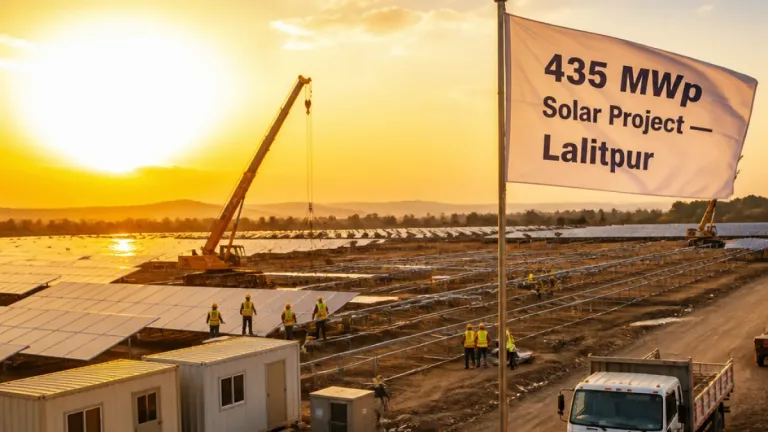 Hindustan Power secures ₹1,135 crore debt for 435 MWp solar park in Lalitpur