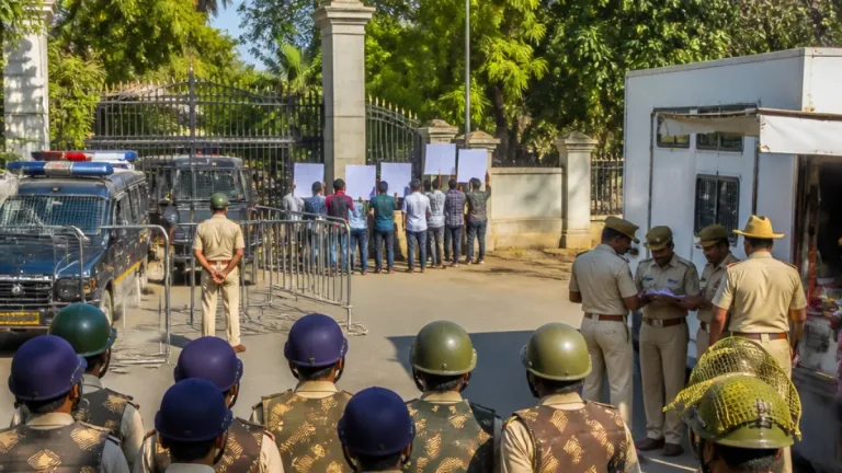 Hubballi police detain 10 AKSSA members before planned protest over constable exam