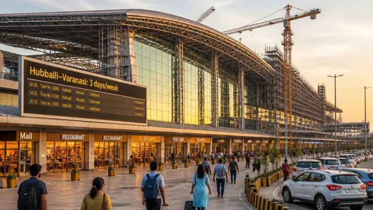 Hubballi set for station overhaul; Hubballi–Varanasi train to run three times a week