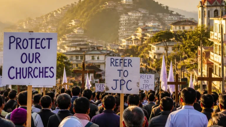 Hundreds Rally in Aizawl Against FCRA Amendments, Seek Referral to Joint Parliamentary Committee