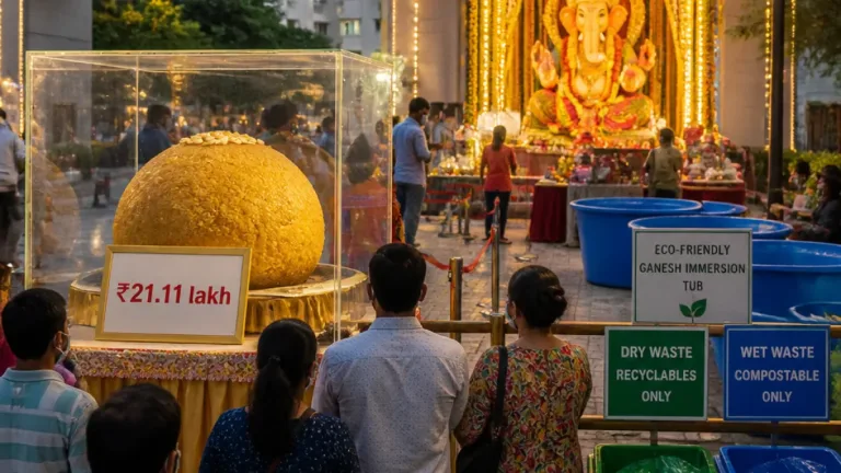 Hyderabad gated communities see laddu auctions peak at ₹21.11 lakh during Ganesh Chaturthi