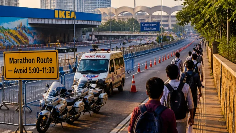 Hyderabad motorists, NEET‑PG candidates told to avoid marathon corridors on Aug 30