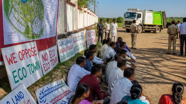 Hyderabad waste plan triggers protests as Siddapur villagers oppose 'Eco Town' facility