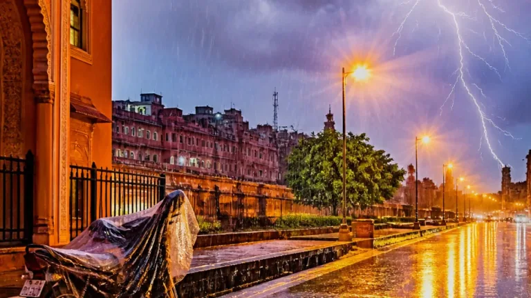 IMD issues orange warning for heavy to very heavy rain over Rajasthan; thunderstorms, lightning likely