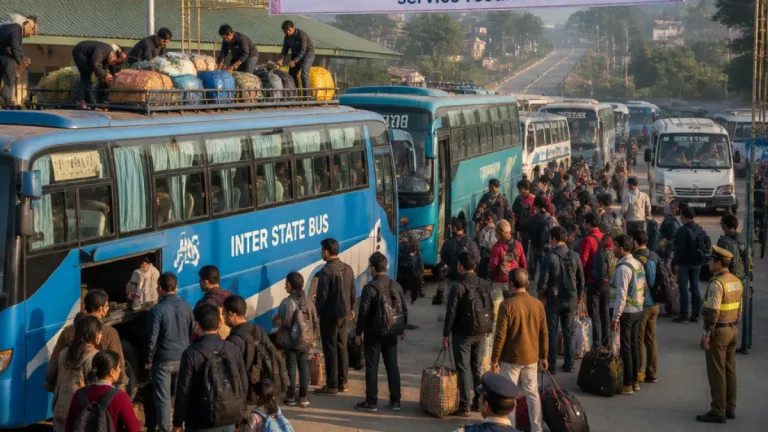 Imphal–Dimapur–Guwahati bus service resumes after three years, connectivity via Dimapur restored