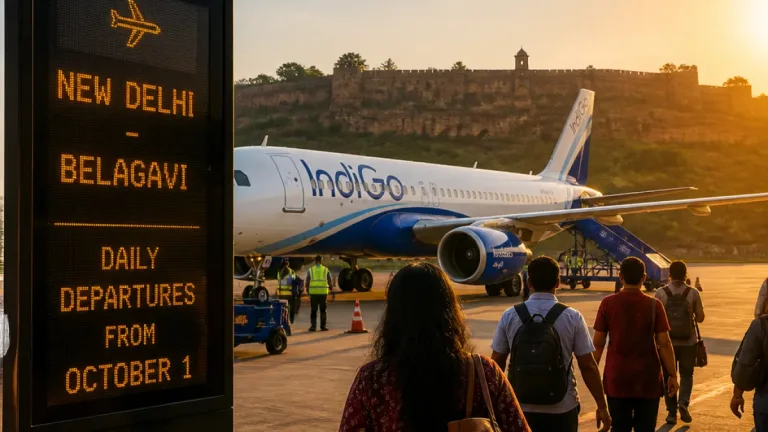 IndiGo to restore daily New Delhi–Belagavi flights from October 1, MP says