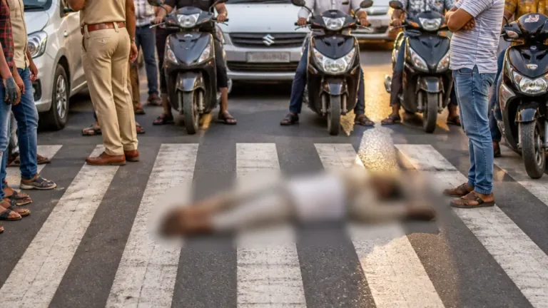 Indore influencer booked after video shows her lying on zebra crossing at Lantern Square