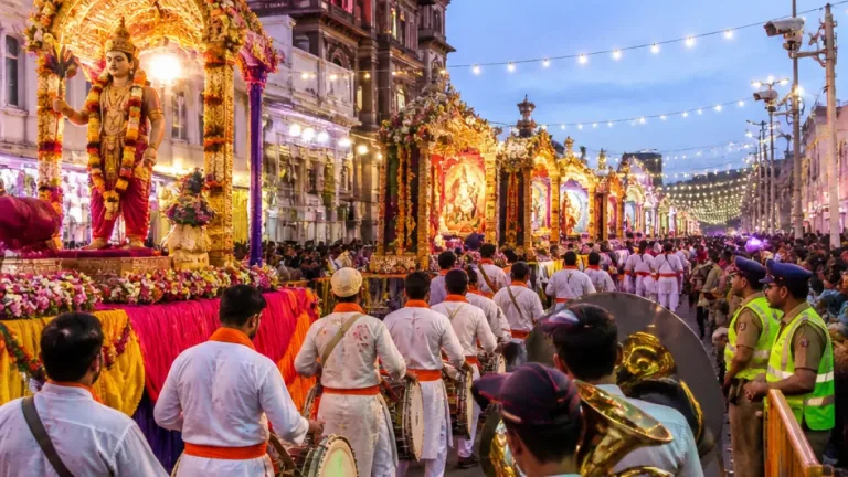 Indore tableaux tradition returns: dhols and live bands replace DJs at 103rd Anant Chaturdashi procession