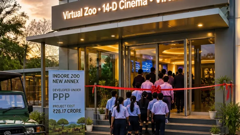 Indore zoo unveils country’s first virtual zoo with 14‑D cinema and virtual safari