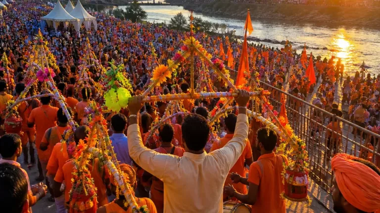 Jabalpur sees massive Kanwar Yatra in Ranjhi; Chief Minister joins devotees