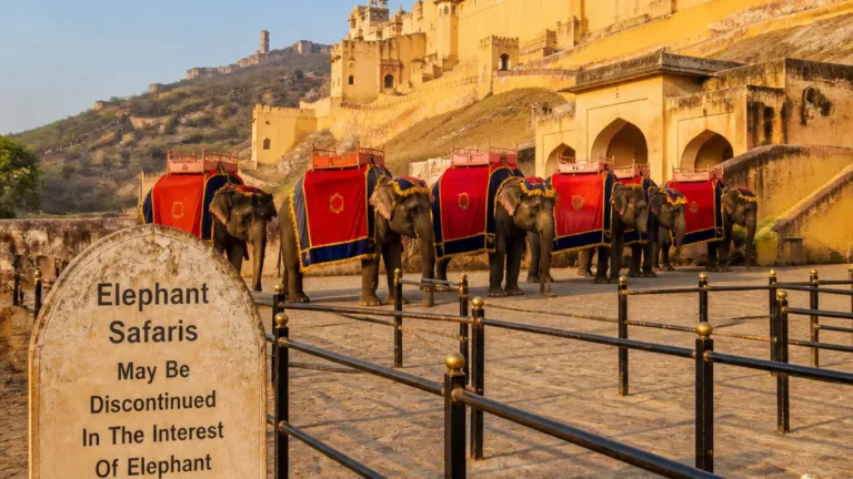 Jaipur's Amer Fort sees 70% fall in elephant safaris over seven years; tourism, welfare cited