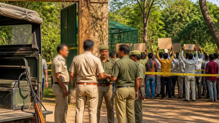 Jaipur's Nahargarh Biological Park: Tiger Attack Kills Woman, Sparks Protests
