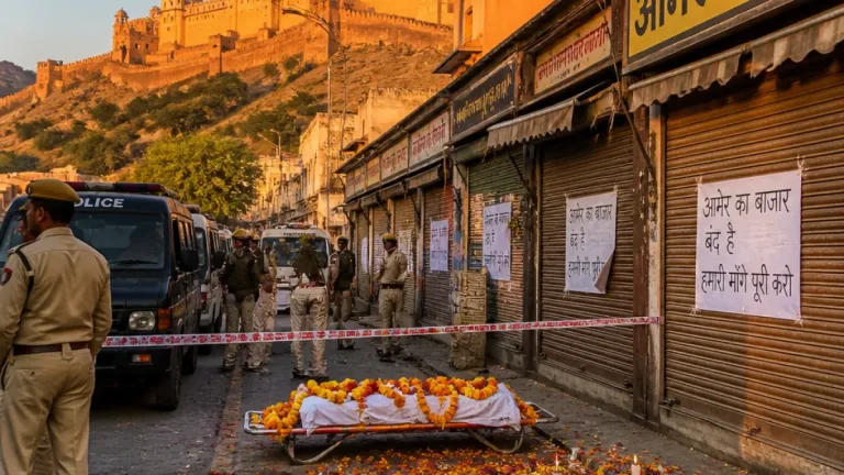 Jaipur: Tourist guide stabbed near Amber Fort dies; market shut as locals protest