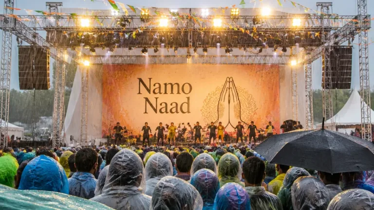 Jamnagar sees rain-soaked Namo Naad as MP Poonamben dances with thousands