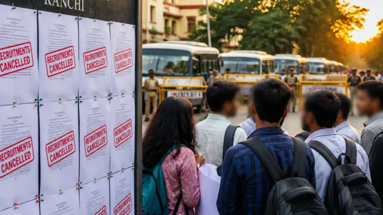 Jharkhand cancels 22 recruitment exams, orders CID probe; students suspend 26-day stir