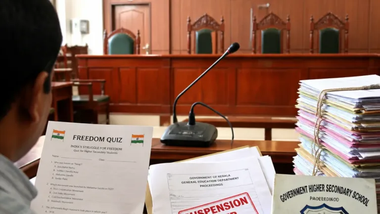 Kerala HC asks government to state reason for suspension of Kasaragod teacher over Savarkar quiz question