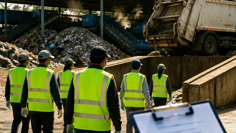 Kohima officials inspect waste plants as city grapples with 80–90 tonnes of daily garbage
