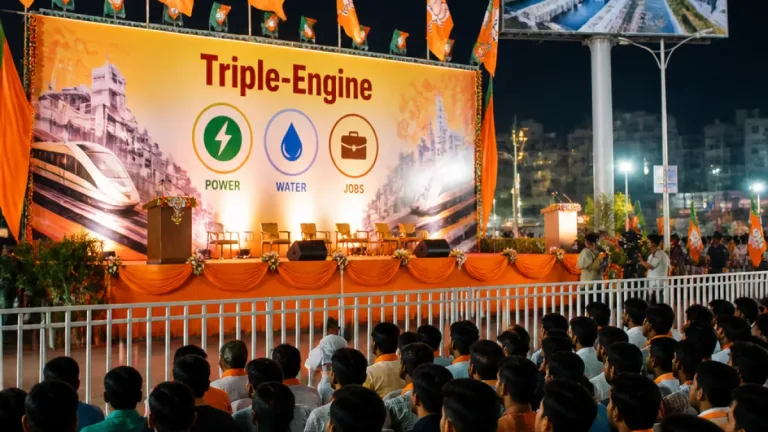 Kota rally: CM urges voters to back 'triple-engine' BJP for faster local development